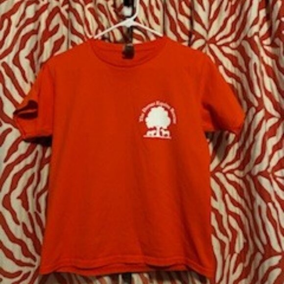 Dorset Equine Rescue T-shirt, Colorful orange, 100% Ultra Cotton, Size Medium - Picture 1 of 6